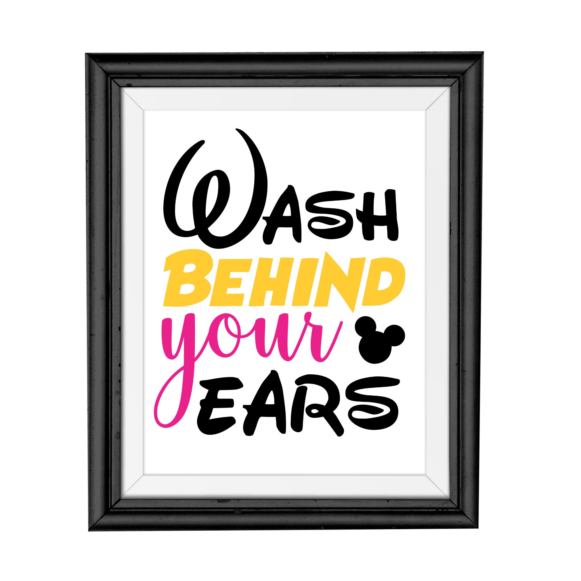 Disney Bathroom Accessories Disney Bathroom Decor Disney Etsy