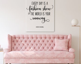 Coco Chanel Print Coco Chanel Quotes Fashion Quotes Coco 