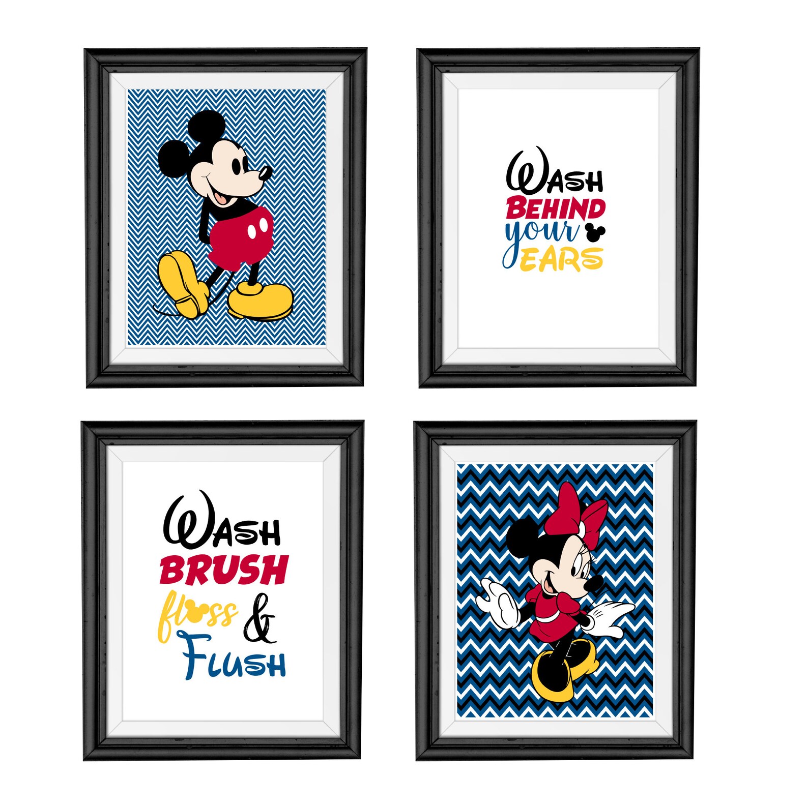 Disney Bathroom Accessories Disney Bathroom Decor Disney Etsy