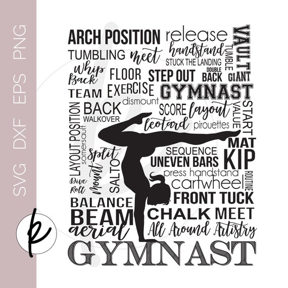 Gymnastics Gifts, Gymnast SVG, Gymnastics SVG, Gymnastics Posters,  Gymnastics Signs
