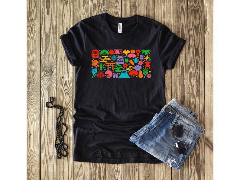 Japanese Icons T Shirt Unisex Jersey Short Sleeve Tee For Men And Women