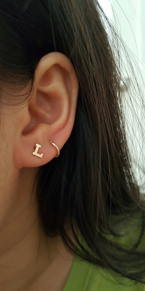 Amazon.com: QWKLNRA Women's Stud Earrings,S Letter Stud Earrings for Women  Alphabet Gold Initial Earring Rhinestone Jewelry Small Earrings Letters :  Everything Else