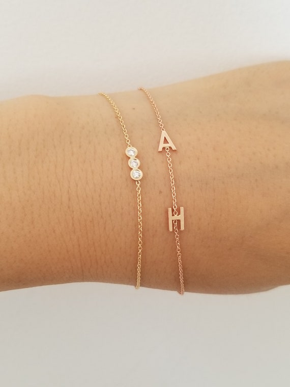 Kids and Baby Initial Bracelet with 2 Letters