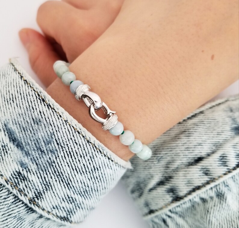 Jade Bracelet/natural Jade Bracelet/6mm Jade - Etsy
