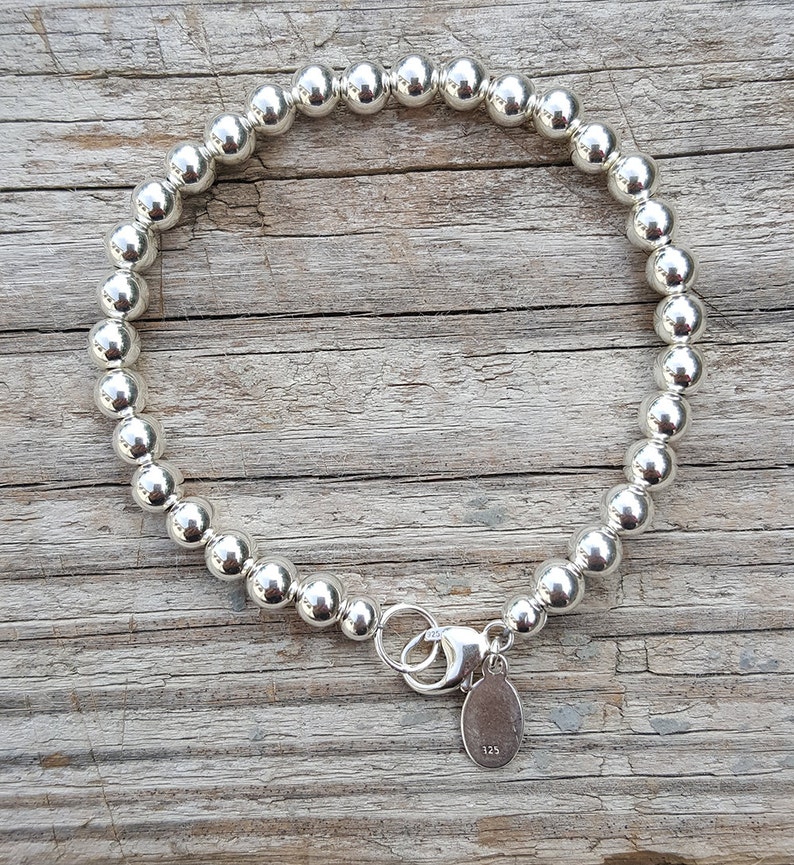 Shinning Ball Bracelet/beaded Ball Bracelet/polishing Ball Etsy