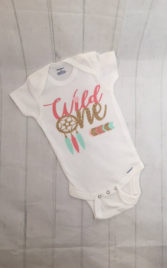 one birthday onesie girl