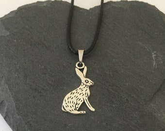 Rabbit necklace / bunny necklace / rabbit jewellery / bunny jewellery / animal necklace / animal jewellery / animal lover gift