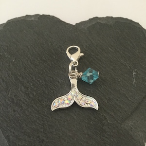 Whale tail clip on charm/ whale tail zipper pull/ whale tail jewellery /animal clip on charm / animal jewellery / animal gift