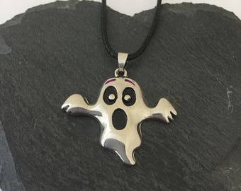 Halloween ghost necklace / ghost jewellery / Halloween necklace / Halloween jewellery / Halloween gift