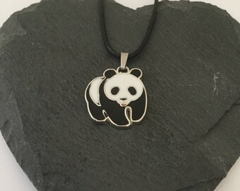 Panda necklace / panda jewellery / animal necklace / animal jewellery / animal lover gift