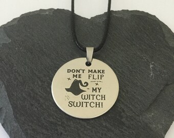 Halloween witch necklace / witch jewellery / Halloween necklace / Halloween jewellery / Halloween gift