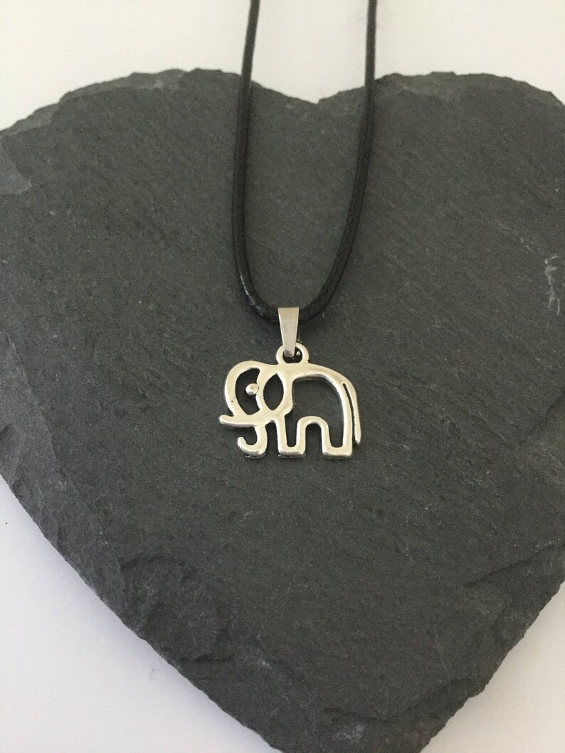 Elephant Necklace / Elephant Jewellery / Animal Necklace / Etsy