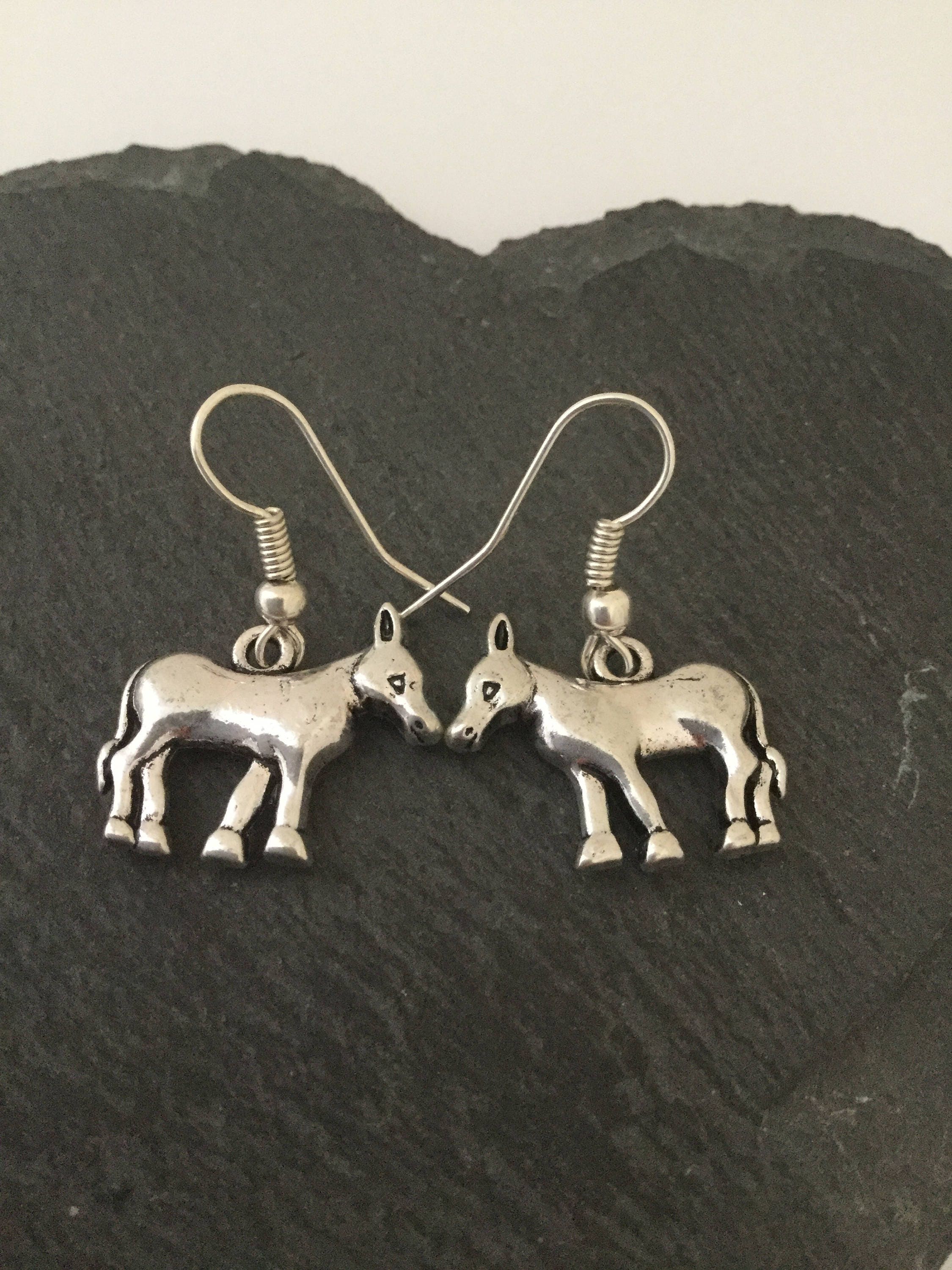 Buy Donkey Earrings / Donkey Jewellery / Donkey Gift / Animal Earrings /  Animal Jewellery / Animal Lover Gift Online in India 