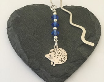 Hedgehog bookmark / animal bookmark / bookmarks / reading accessories / book accessories / animal lover gift / book lover gift