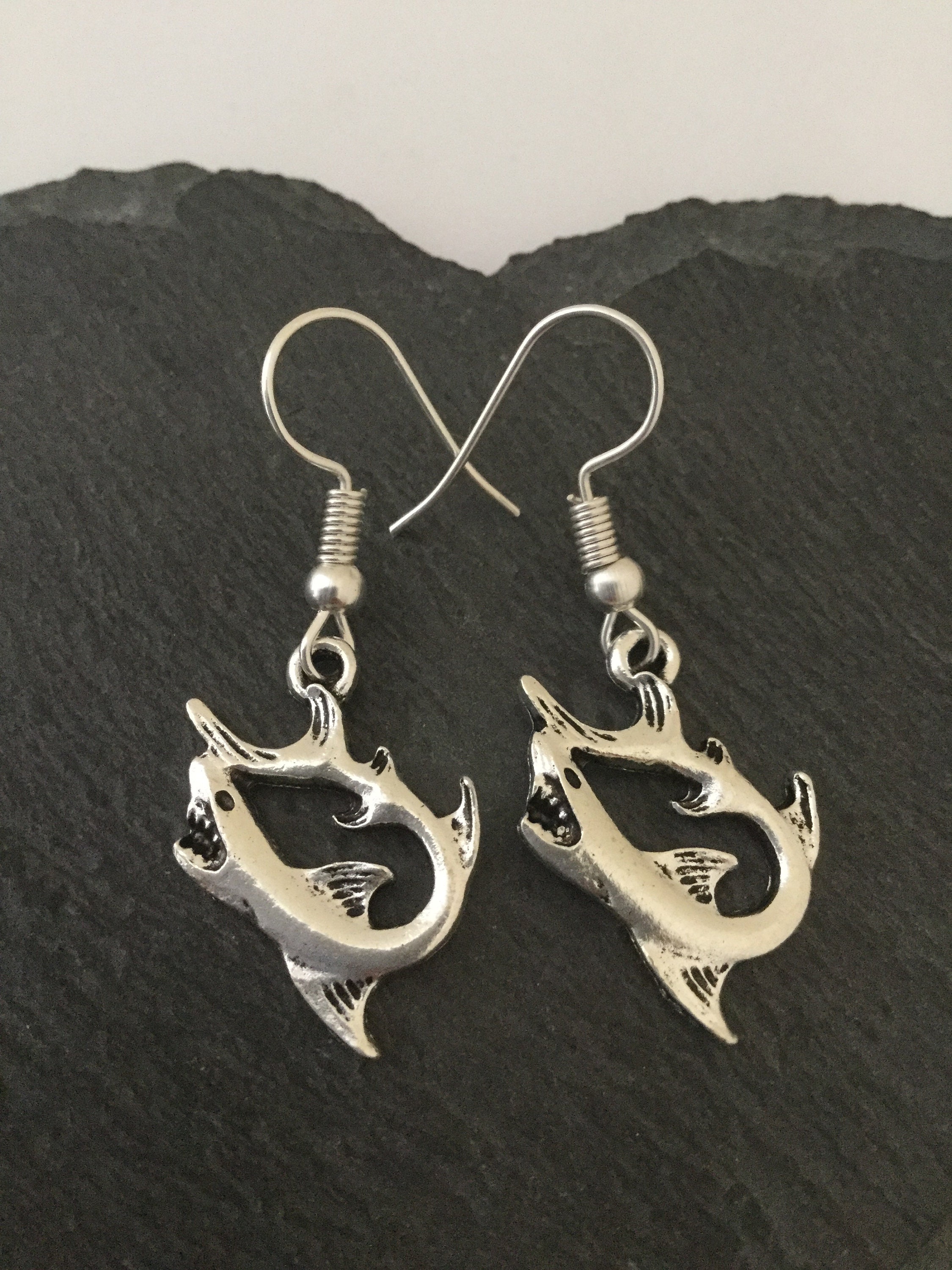 Shark Earrings / Shark Jewellery/ Shark Gift /sealife Earrings / Sealife  Jewellery / Animal Earrings / Animal Jewellery / Animal Lover Gift -   Australia