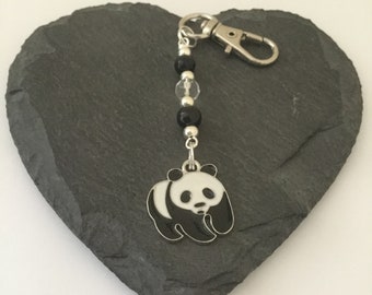 Charme de sac panda / charme de sac animal / cadeau panda / cadeau amoureux des animaux / cadeau de la faune / anniversaire pour elle / remplisseurs de bas