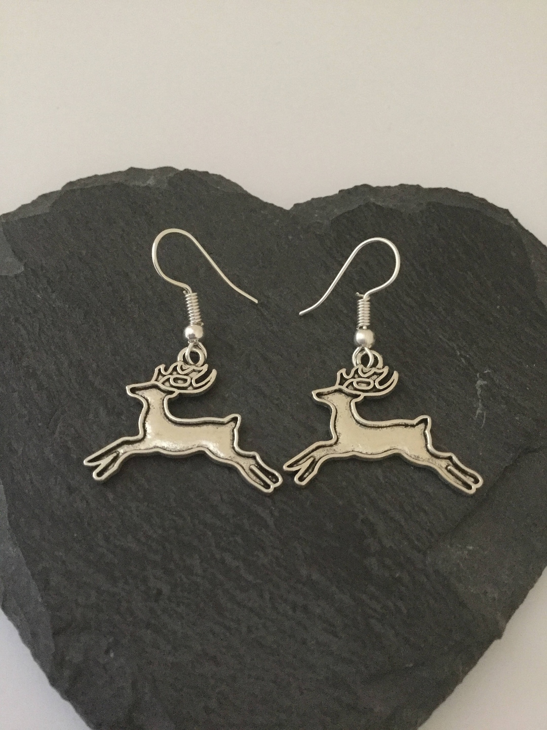 Reindeer Earrings / Reindeer Jewellery / Animal Jewellery / Animal
