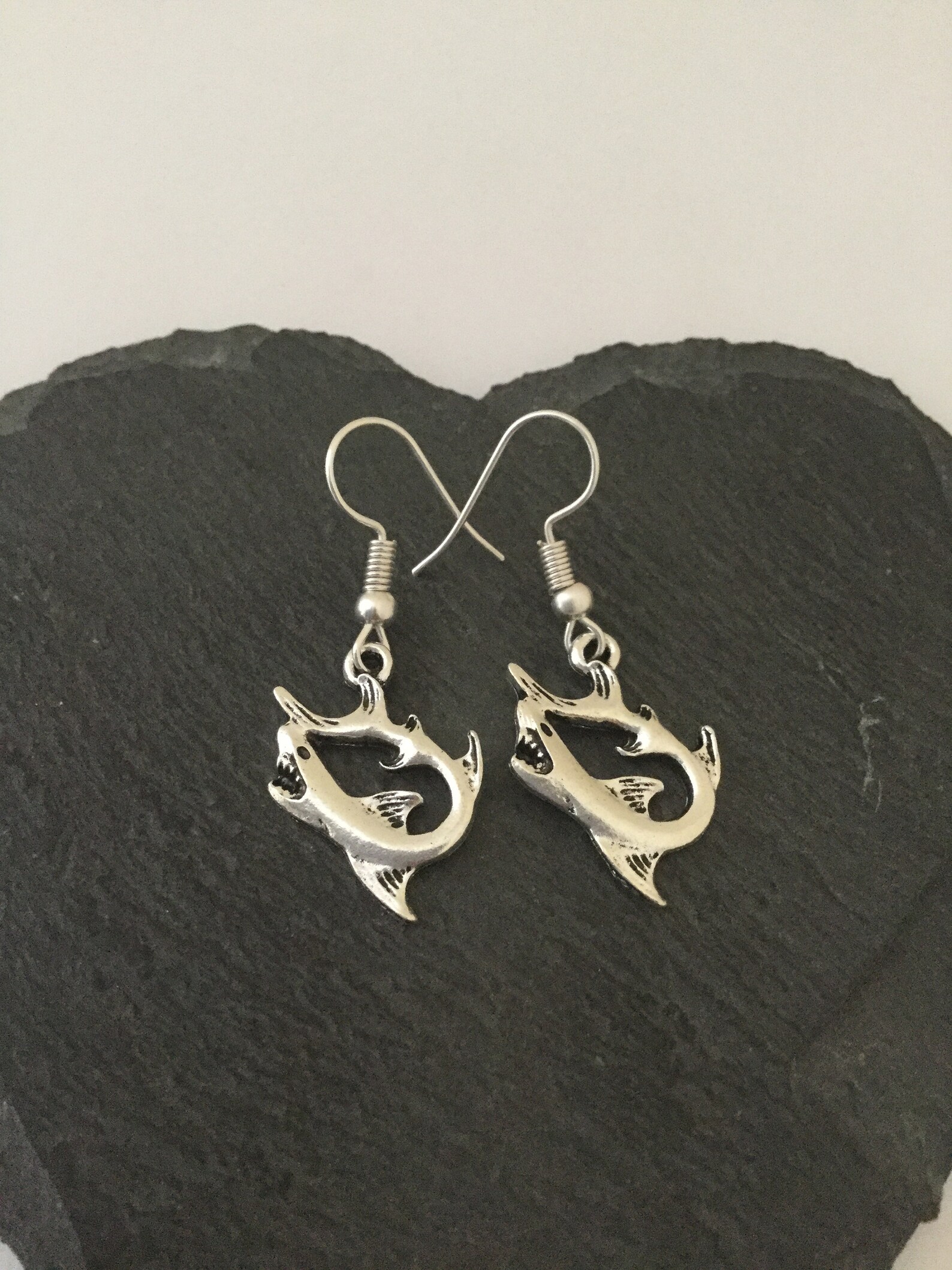 Shark Earrings / Shark Jewellery/ Shark Gift /sealife Earrings - Etsy UK