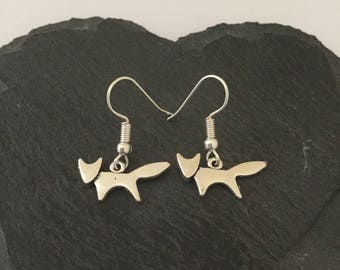 Fox earrings / Fox jewellery / Fox gifts / animal earrings / animal jewellery / animal gifts / animal lover gifts