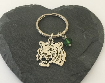 Tiger keyring / tiger keychain / tiger gift / wildlife gift / animal keyring / animal Keychain / animal lover gift