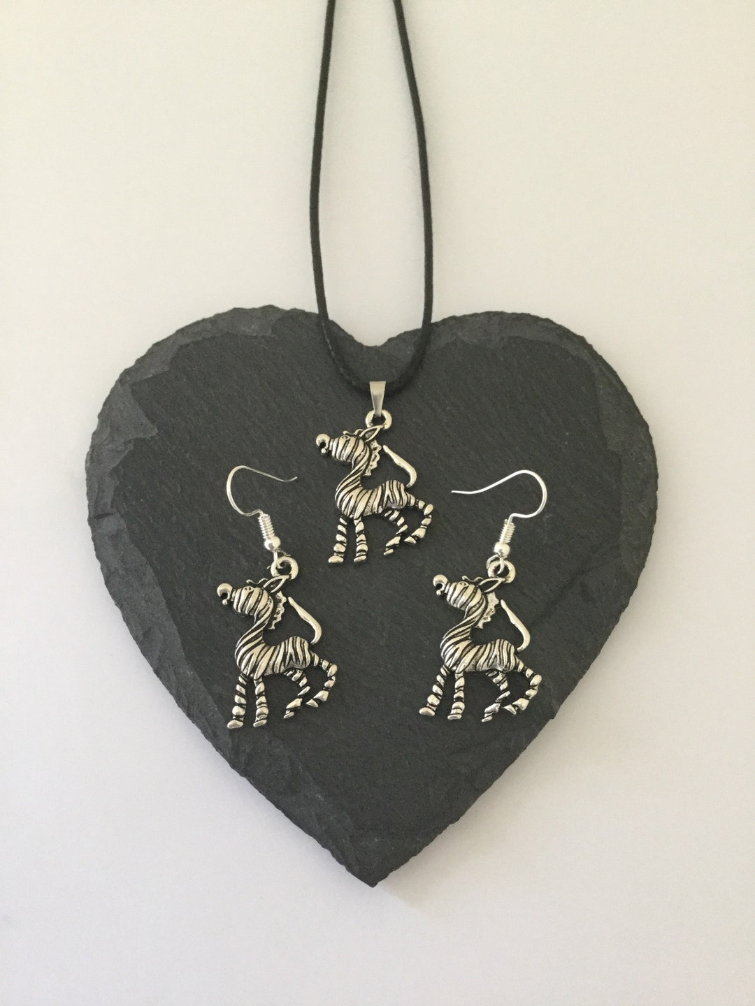 Zebra Jewellery Set / Animal Jewellery Set / Zebra Jewellery / Zebra