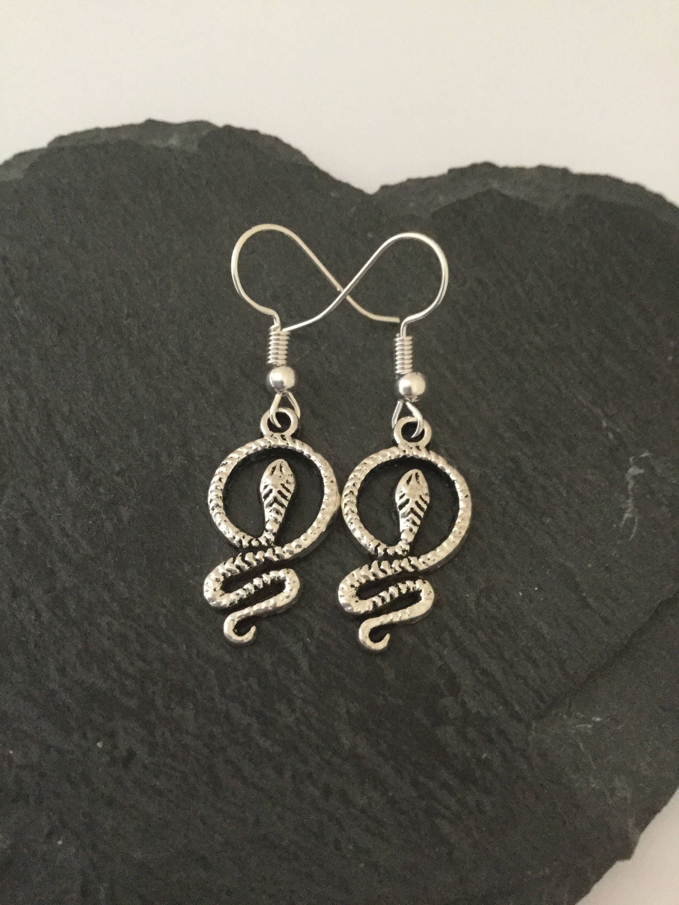 Orecchini A Forma Di Serpente In Cristallo Dorato, Gioielli Animali Per Donne E Ragazze, Regalo Unico - 2