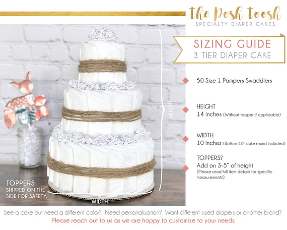 Cutie Citrus Orange Diaper Cake, Baby Shower Centerpiece