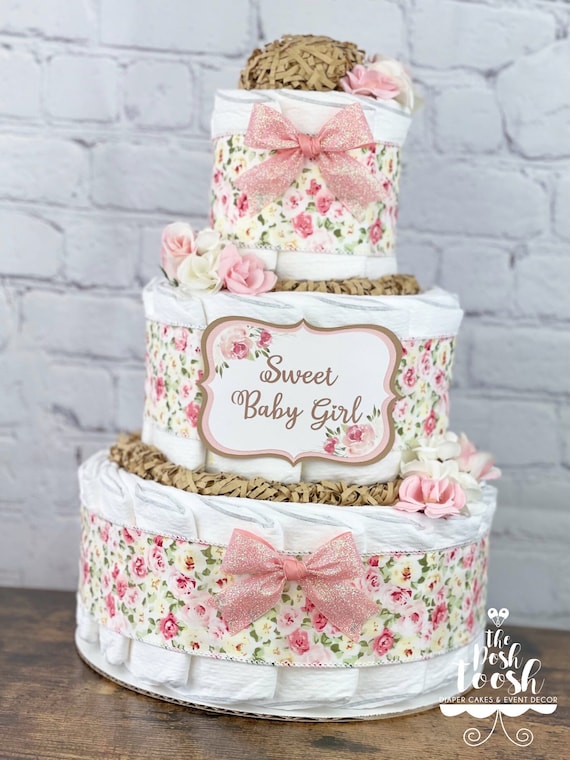 Vintage baby hotsell shower cake