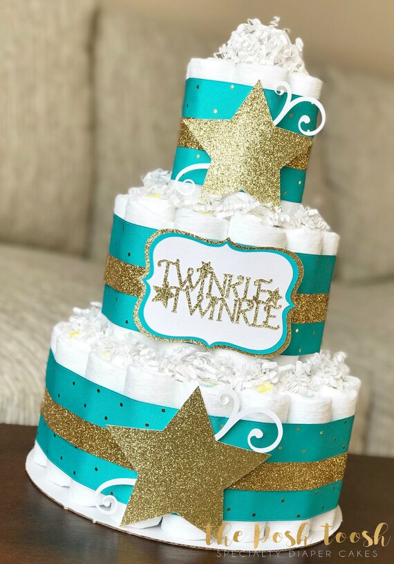 twinkle twinkle little star diaper cake ideas