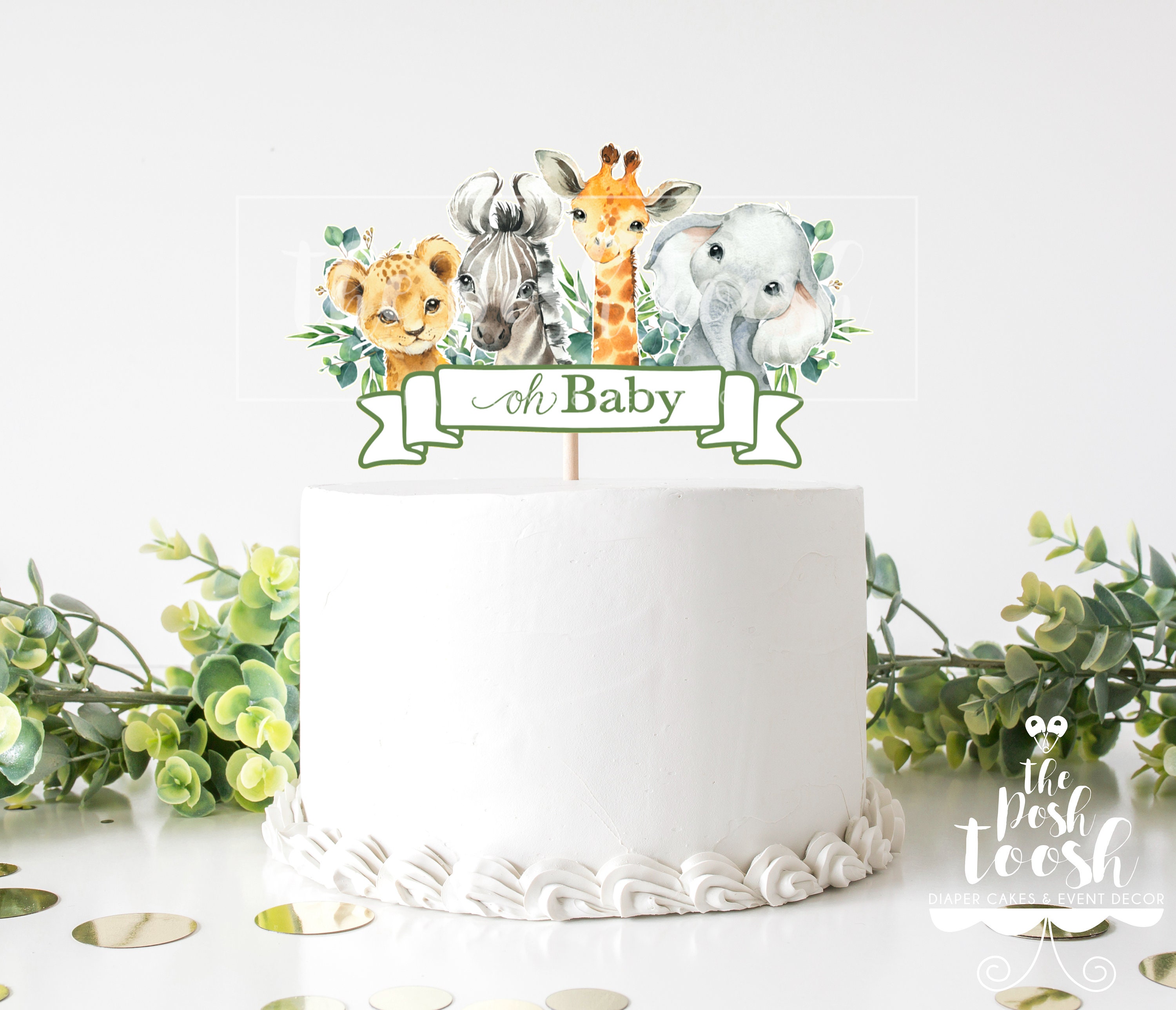 Safari Animal Cake Topper Baby Shower Centerpiece Decor Cake - Etsy Safari Animal Cake Topper Baby Shower Centerpiece Decor Cake - Etsy