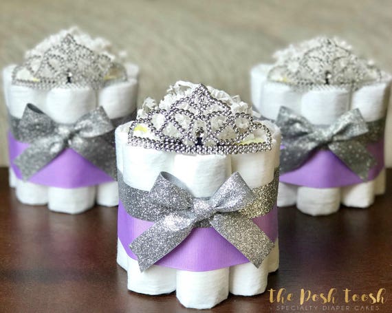 Princess Diaper Cake Baby Shower Decoration Centerpiece Gift Etsy