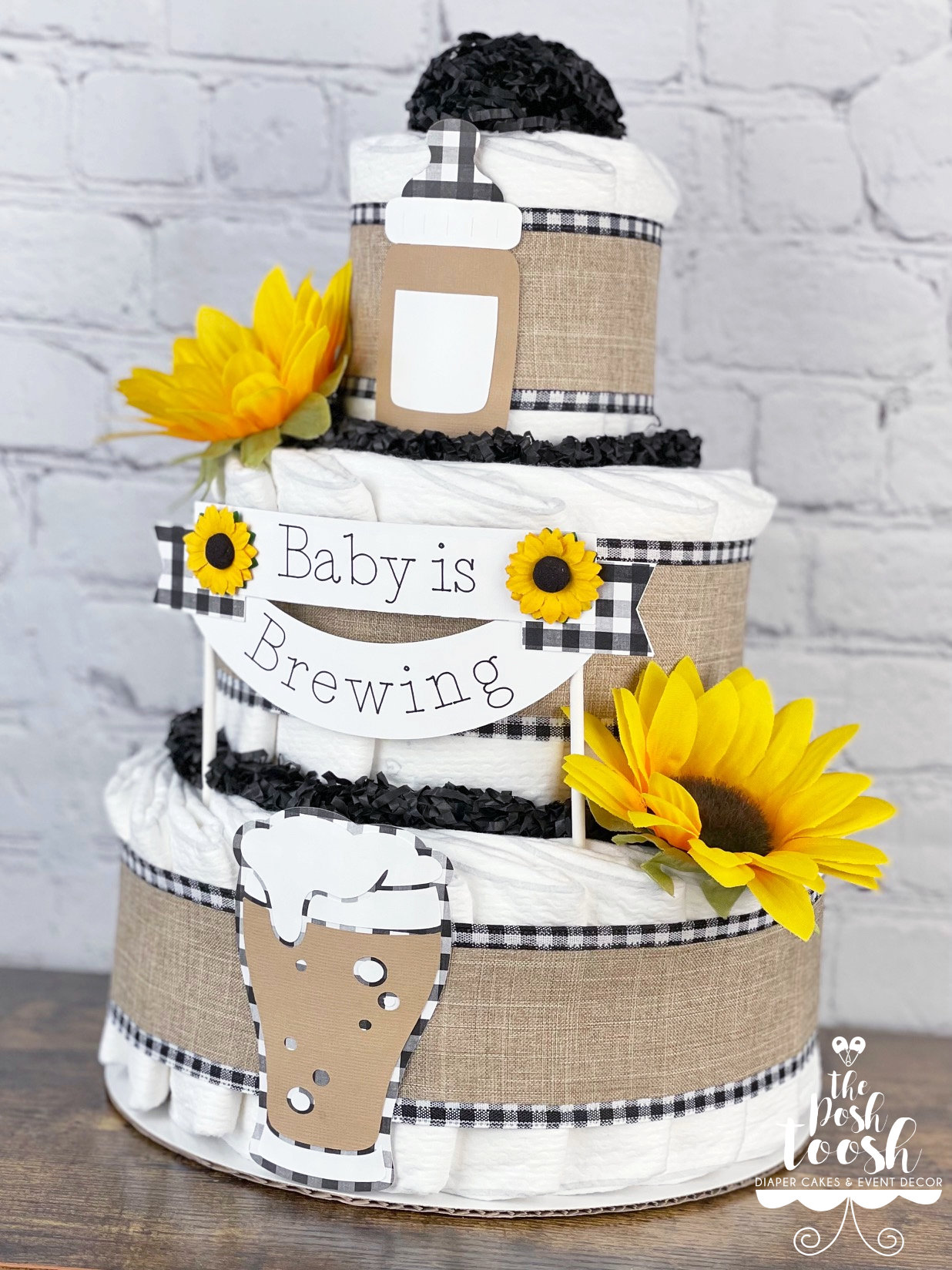 Beer diaper store cake