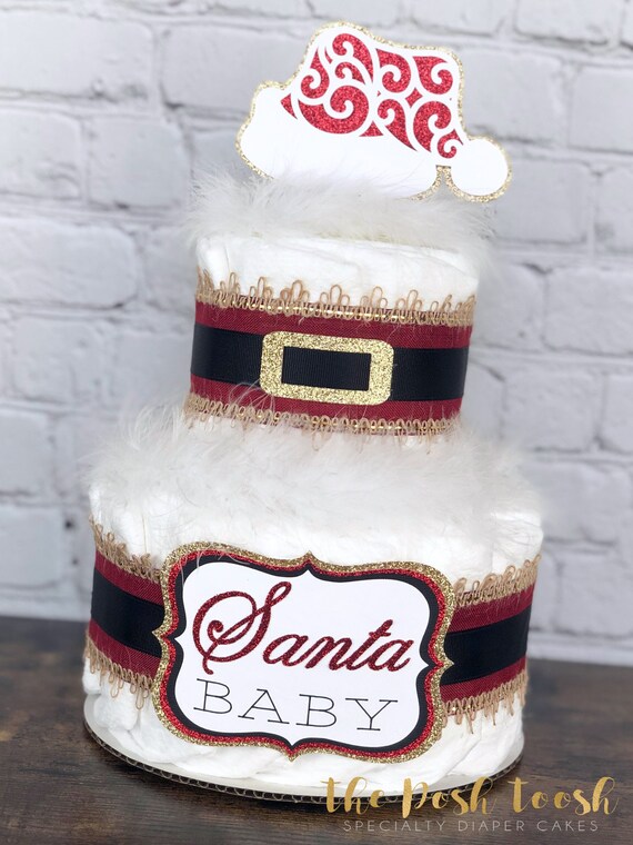 christmas diaper cake
