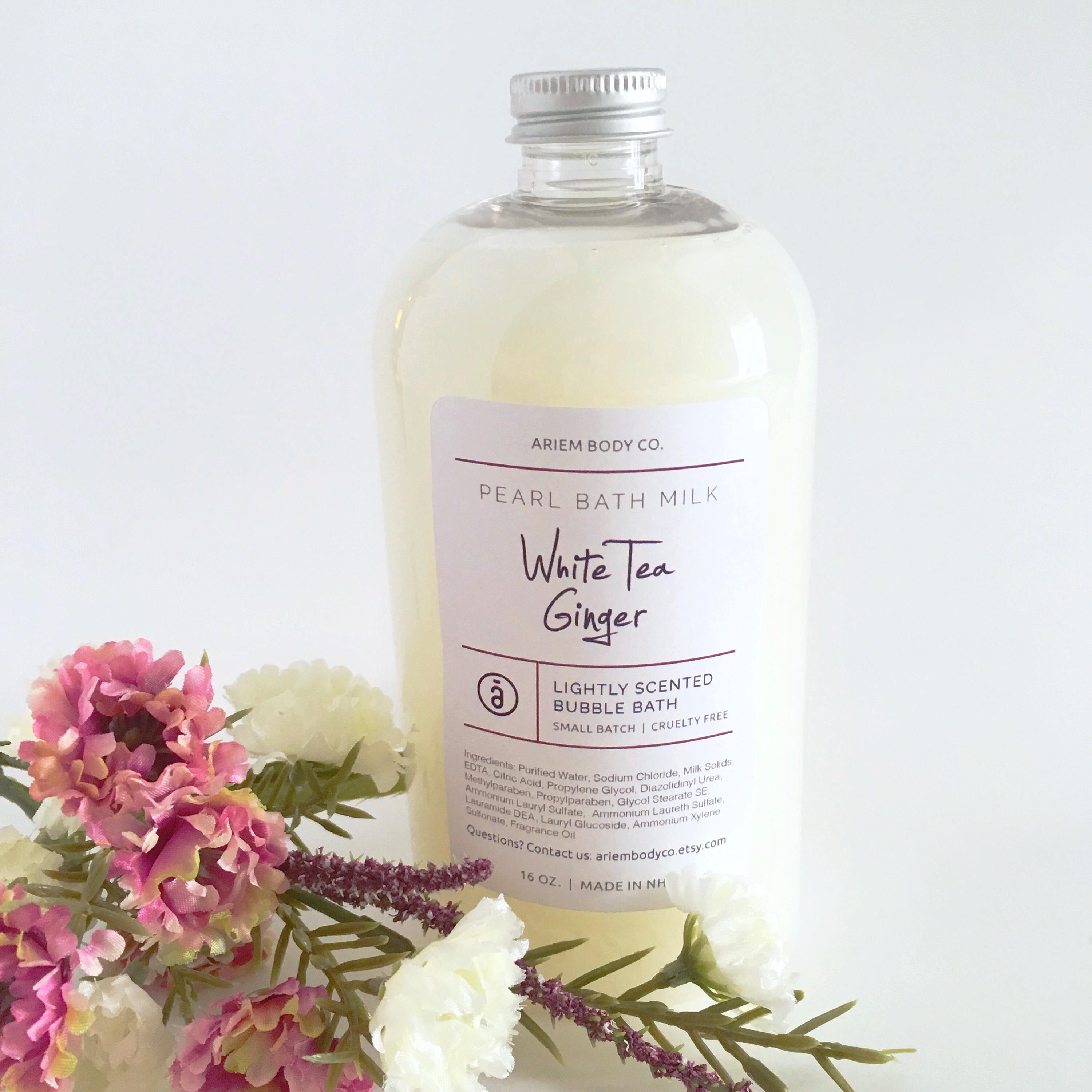 16oz Luxury Bubble Bath Fragrance Options Pearl Bath Milk - Etsy