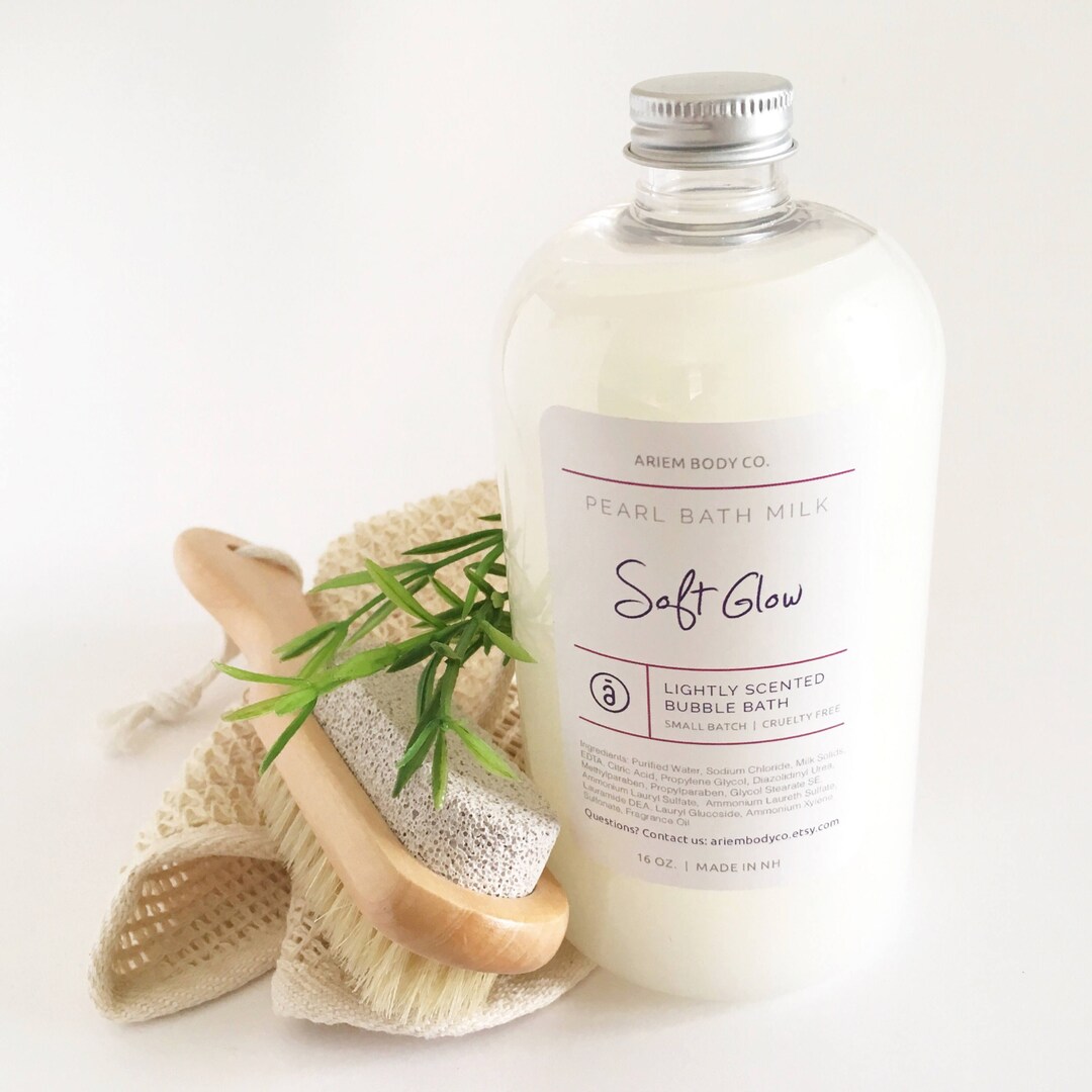 12oz Luxury Bubble Bath Fragrance Options Pearl Bath Milk Etsy