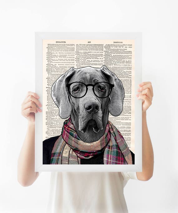 Life Is Better with you Dog Vintage Art Print Poster A1 A2 A3 A4 A5