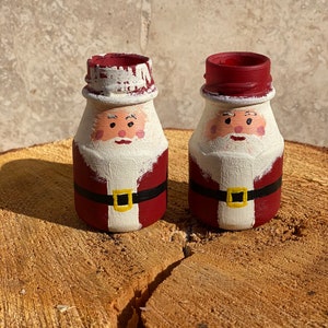 Hand Painted Mini Santas image 1