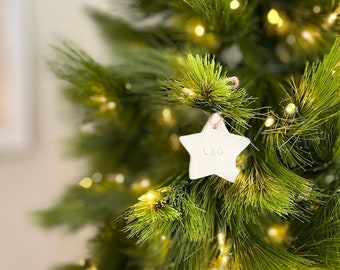 Personalised Clay Ornament - Star