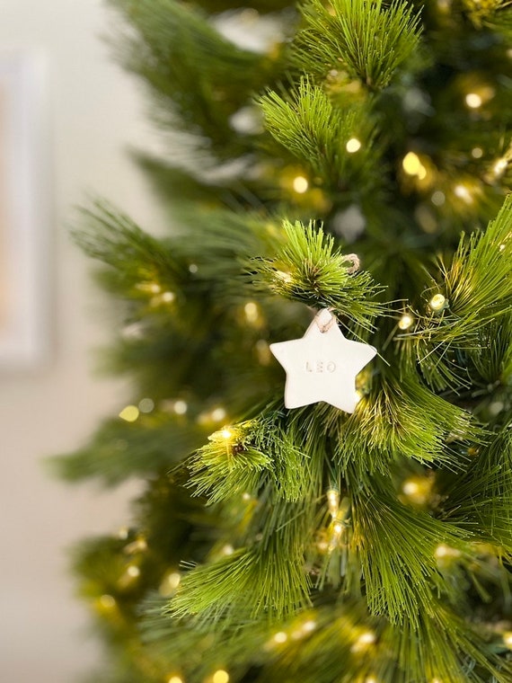 Personalised Clay Ornament - Star