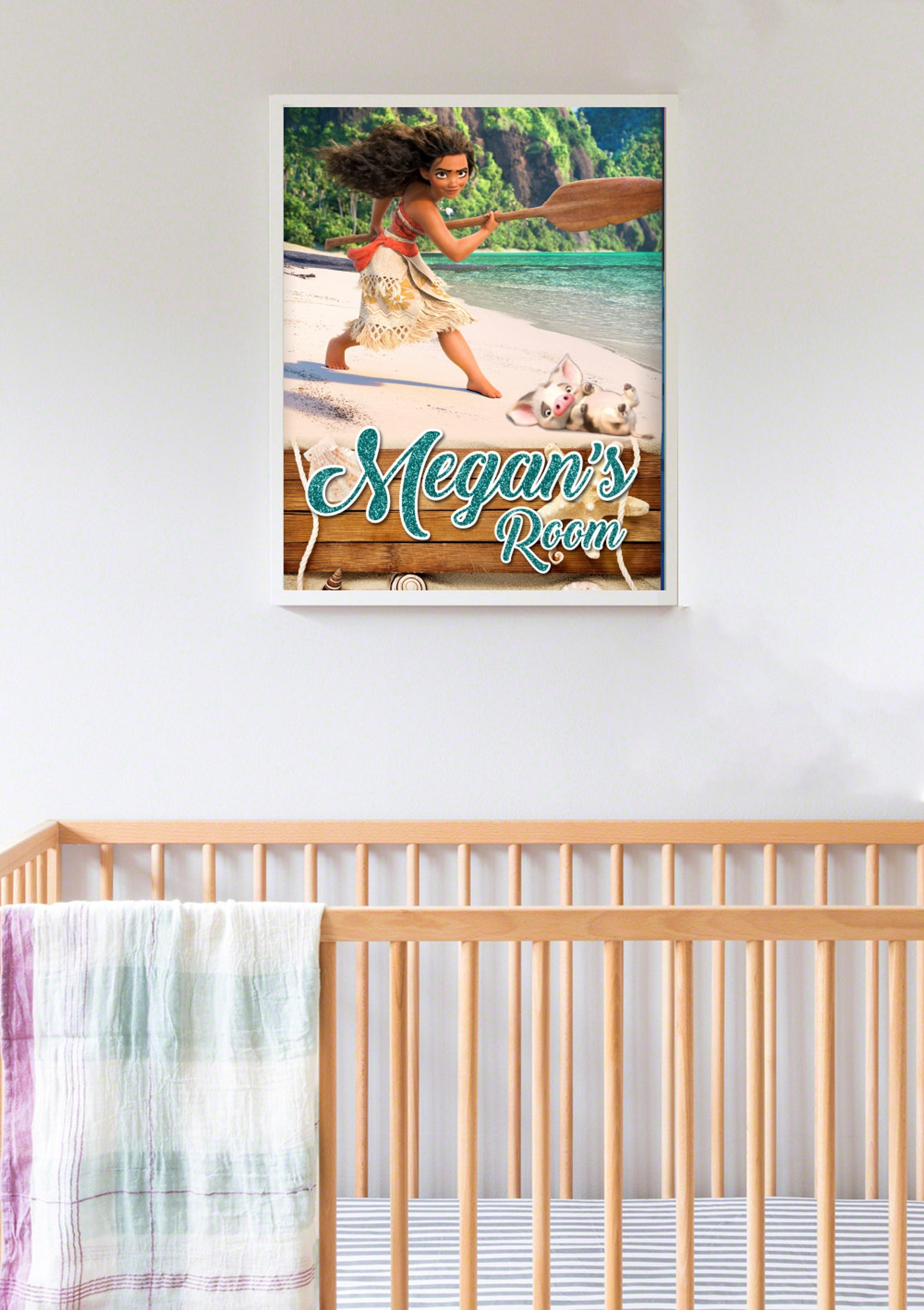 Princess Moana Printable, Princess Moana Wall Art, Moana Digital Art ...