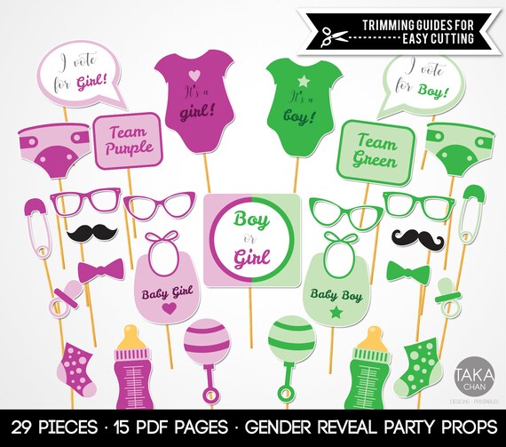 party props for baby shower