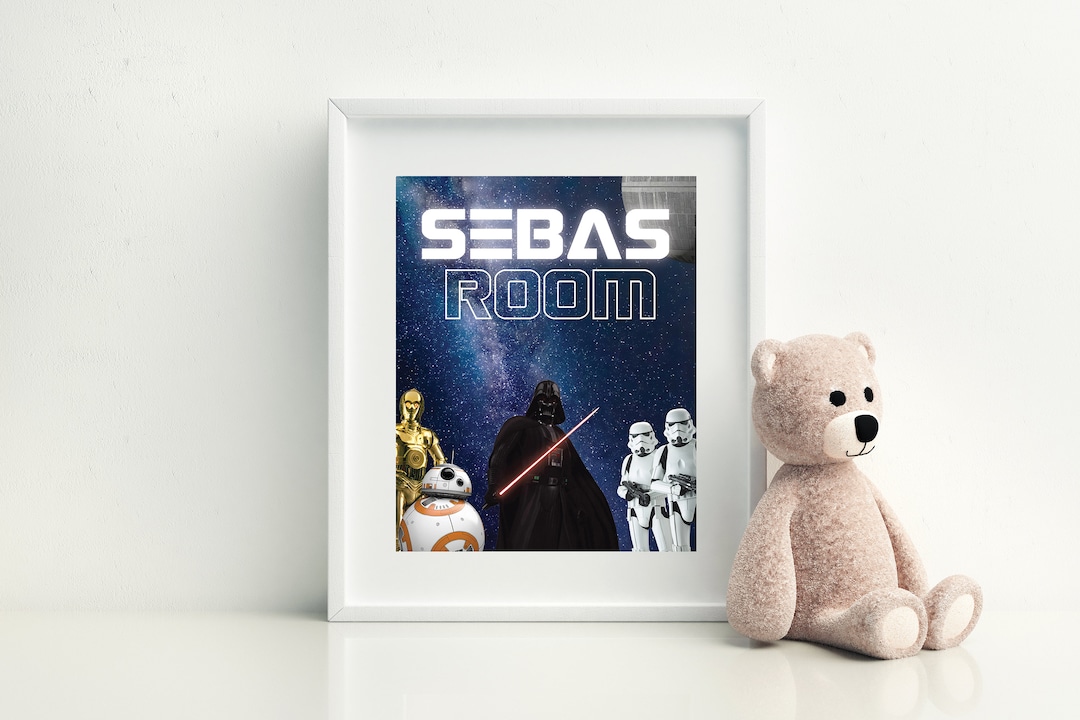 Star Wars Wall Art Star Wars Galaxy Sign Star Wars Posters Etsy