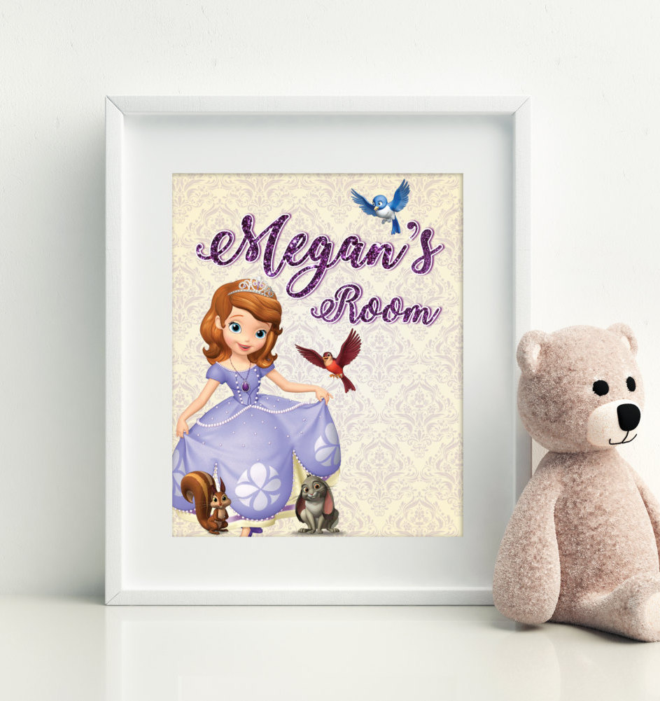 Sofia the First Printable, Sofia the First Wall Art, Sofia the First