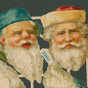 Antique L&B St. Nicholas Heads