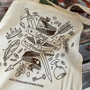 Bag of Holding D&amp;D Tote Bag - Etsy