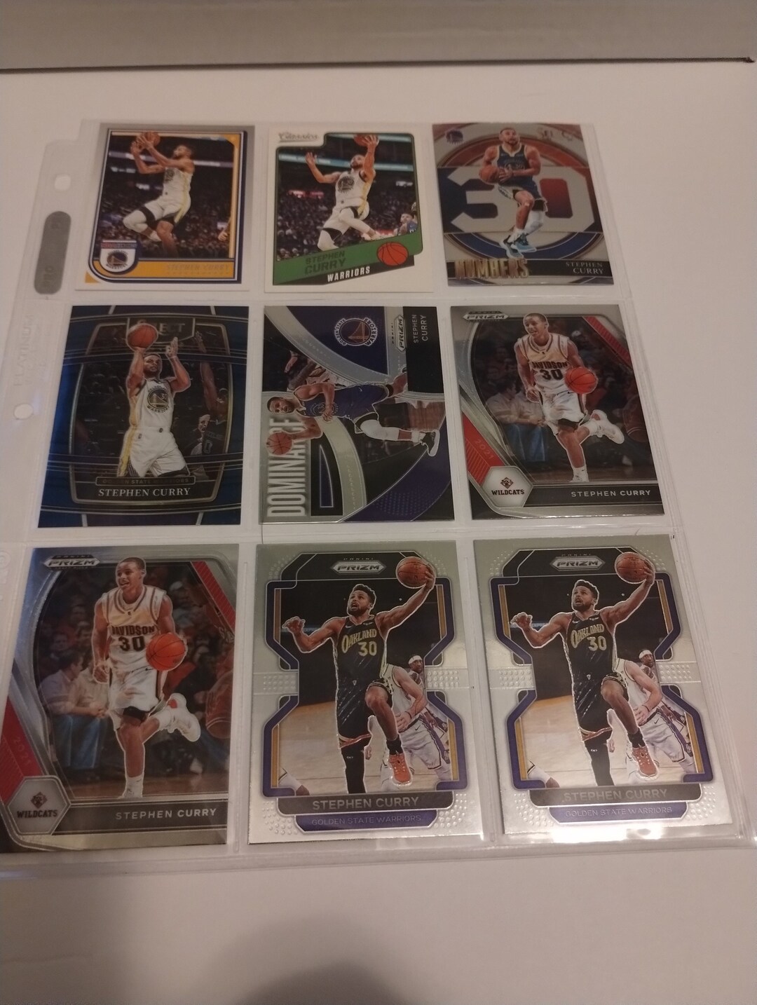 Set of NINE Stephen Curry Basketball Cards Golden State Etsy