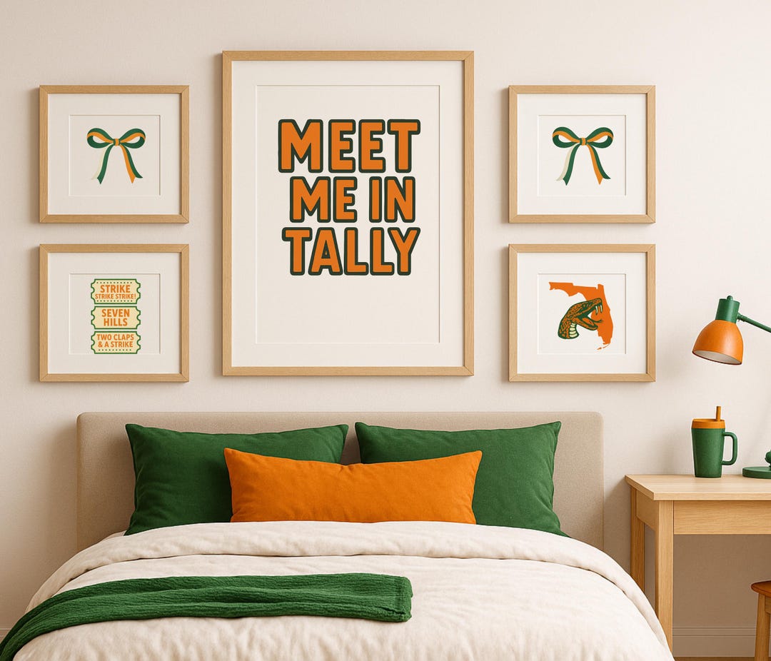 FAMU Rattlers Wall Art: Tallahassee College Gallery Set (digital ...