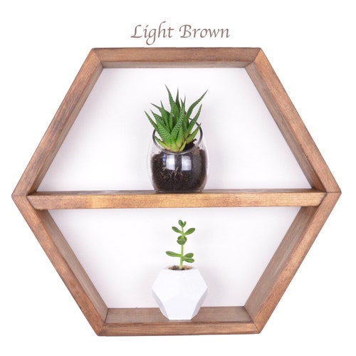 MEDIUM SHELF Shelves Hexagon Shelves Etsy