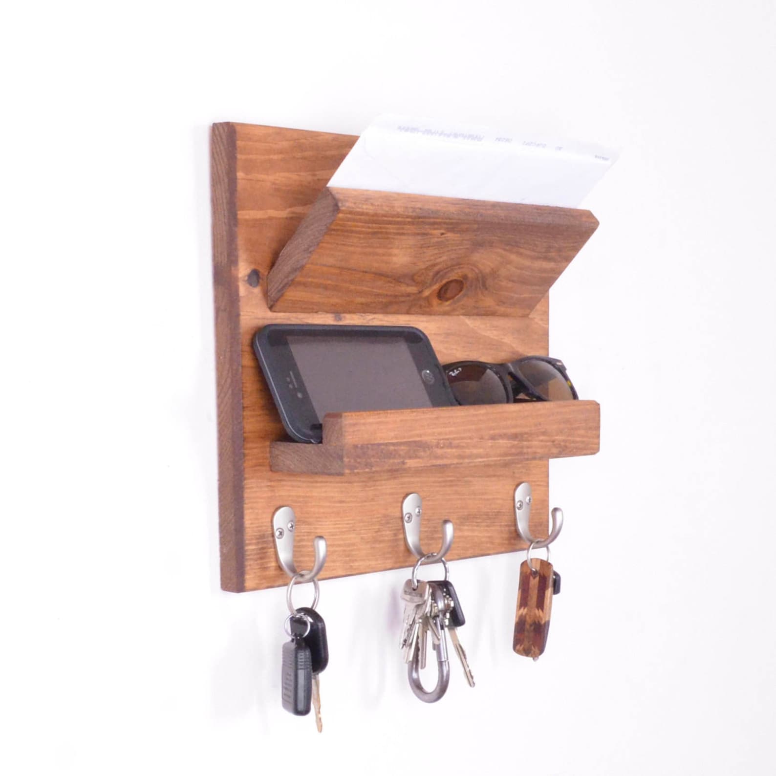 Wall Organizer Coat Rack Wall Coat Rack Mail Organizer Etsy