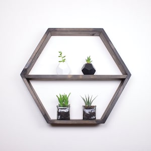 Large Hexagon Shelf | Honeycomb shelf | Honeycomb shelves | Hexagon Shelves | Geometric Shelves |Floating shelves | floating shelf